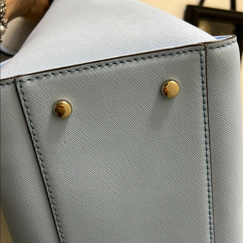 Kate Spade Blue tote bag Structured with shoulder strap and dust bag - Picture 12 of 14